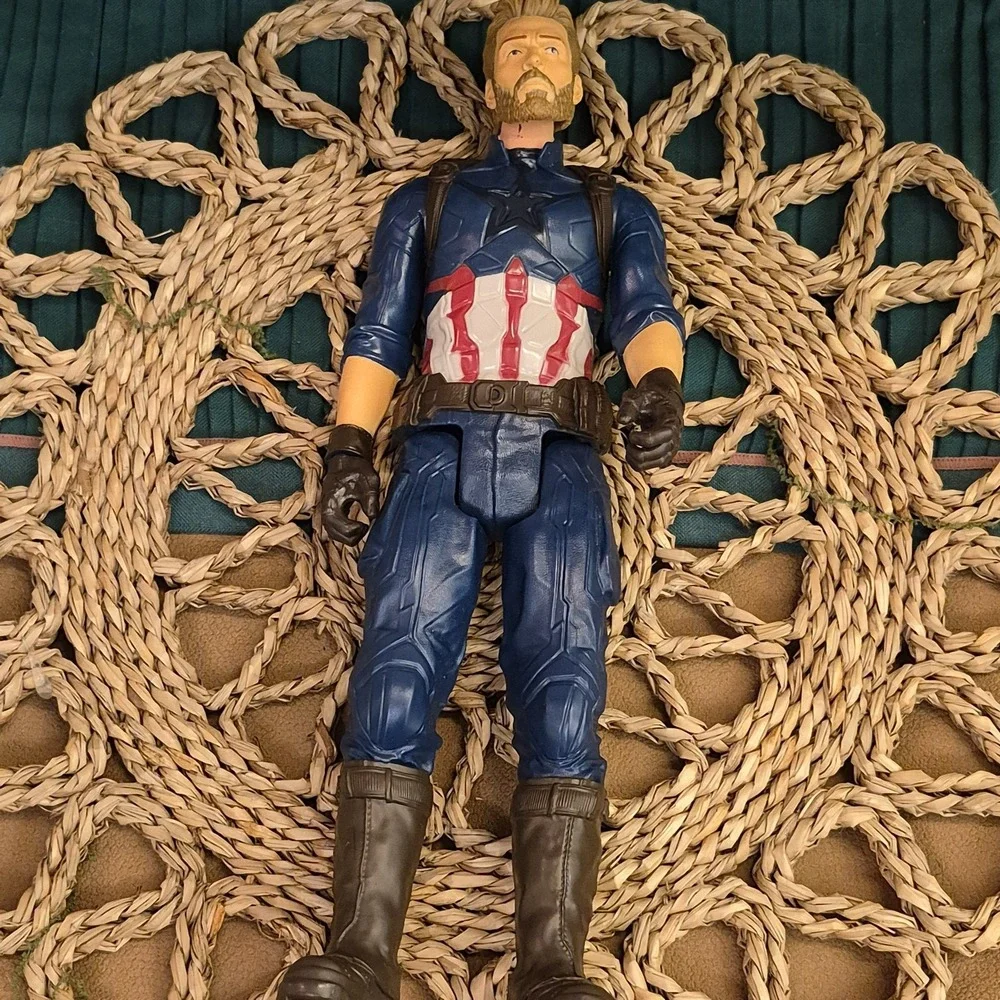 ✅Marvel Avengers Infinity War Captain America Titan Hero Series 12 Inch#️⃣46